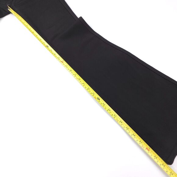 7 FOR ALL MANKIND Luxe Vintage Bootcut Flare Jeans Black Western Boho Clean Girl - Picture 4 of 9